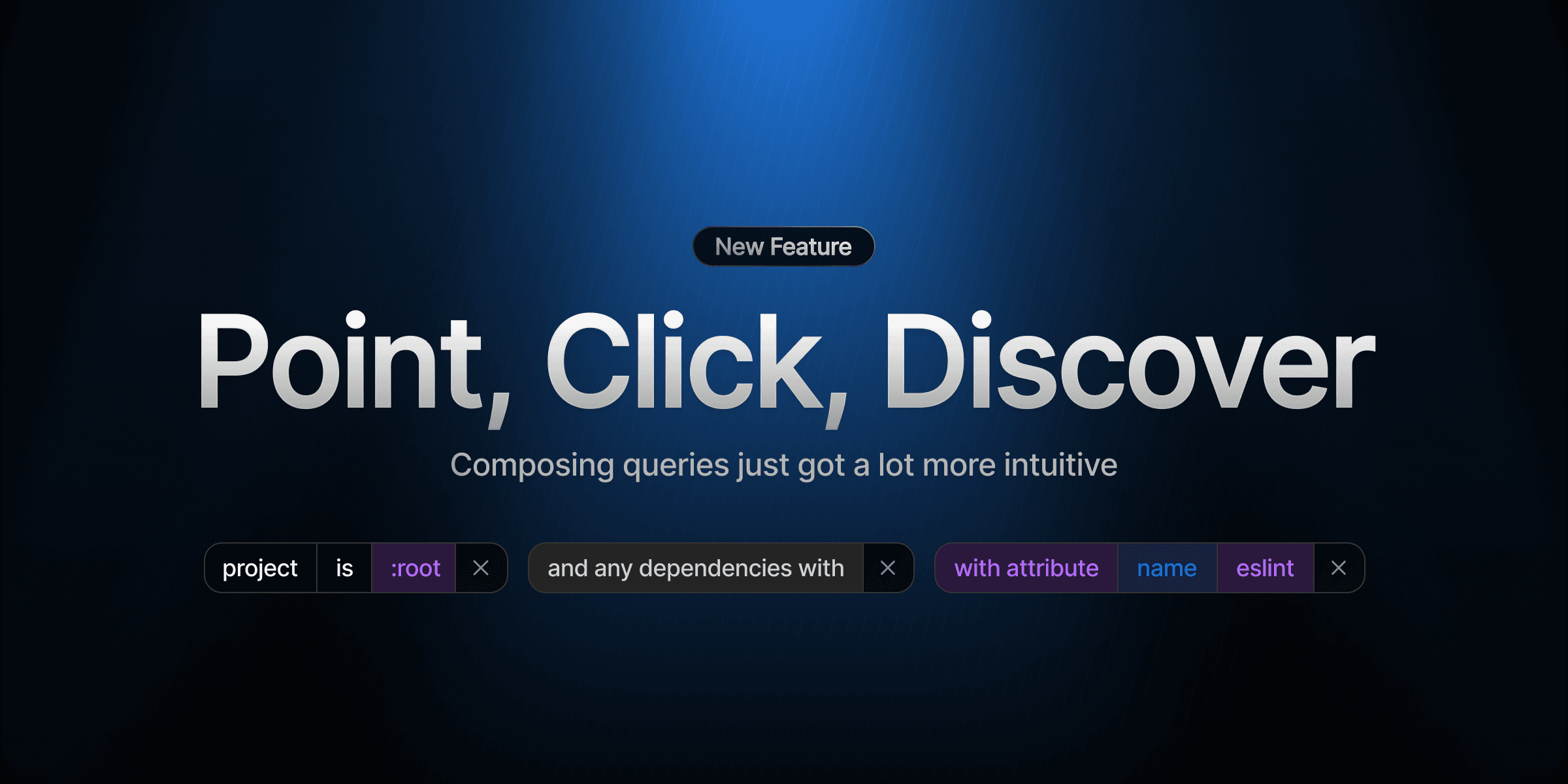 Interactive query building showcased in vlt